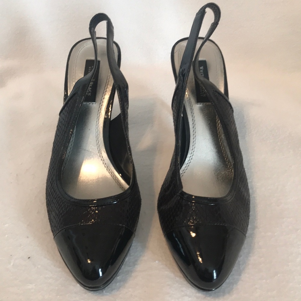 Black Patent Pumps White House Black Market 6.5